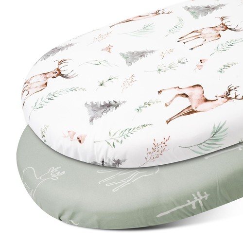 Bassinet sheets set pack - sheets, 2-pack